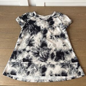 Wonder Nation Monochrome Tie-Dye Casual Dress